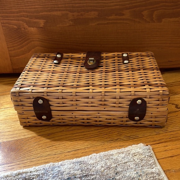 Bags Vintage Hong Kong Picnic Basket Purse Unique Bag Poshmark